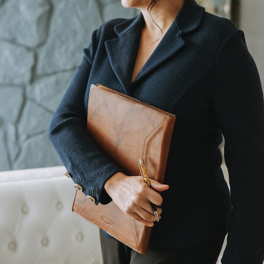Benjamin Leather PadfolioAccessories > Office & Tech > LeatherHickoryMission Mercantile Leather Goods