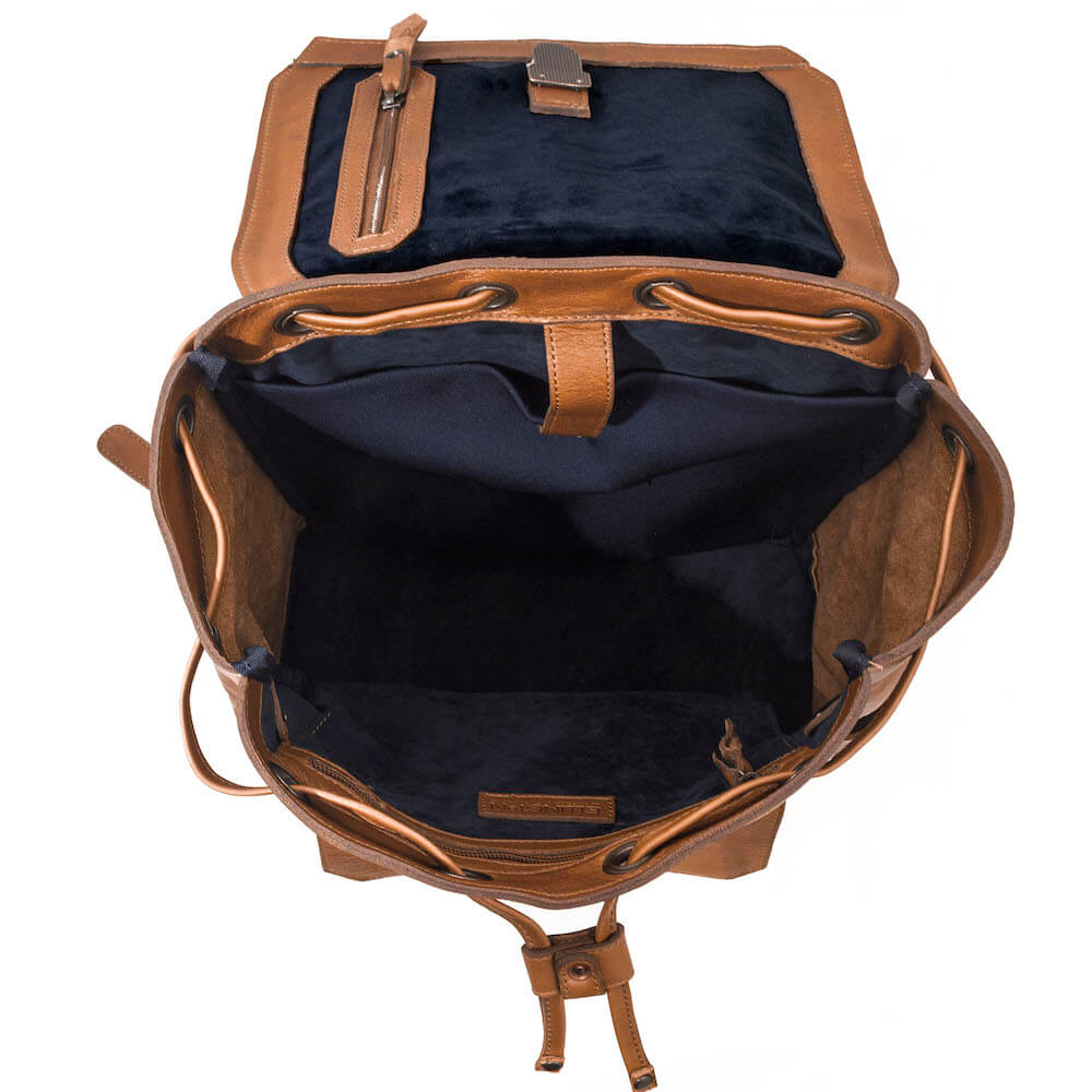 Ellington Leather Backpack-Bags > Backpack > Leather-Maple-Mission Mercantile Leather Goods