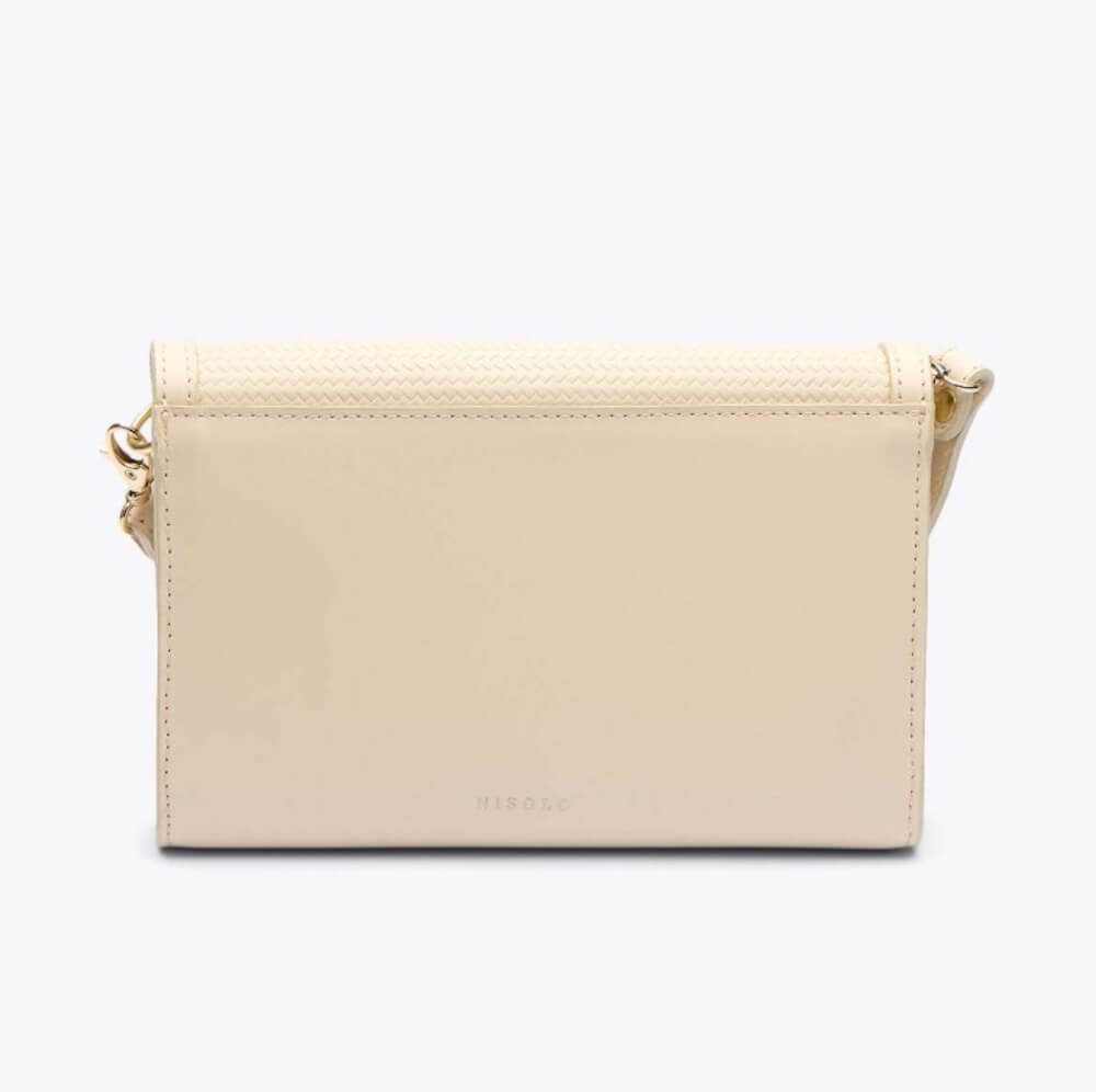 Nisolo Cleo Leather Convertible Crossbody Clutch - Bags > Handbag > Leather-Bone-Mission Mercantile Leather Goods