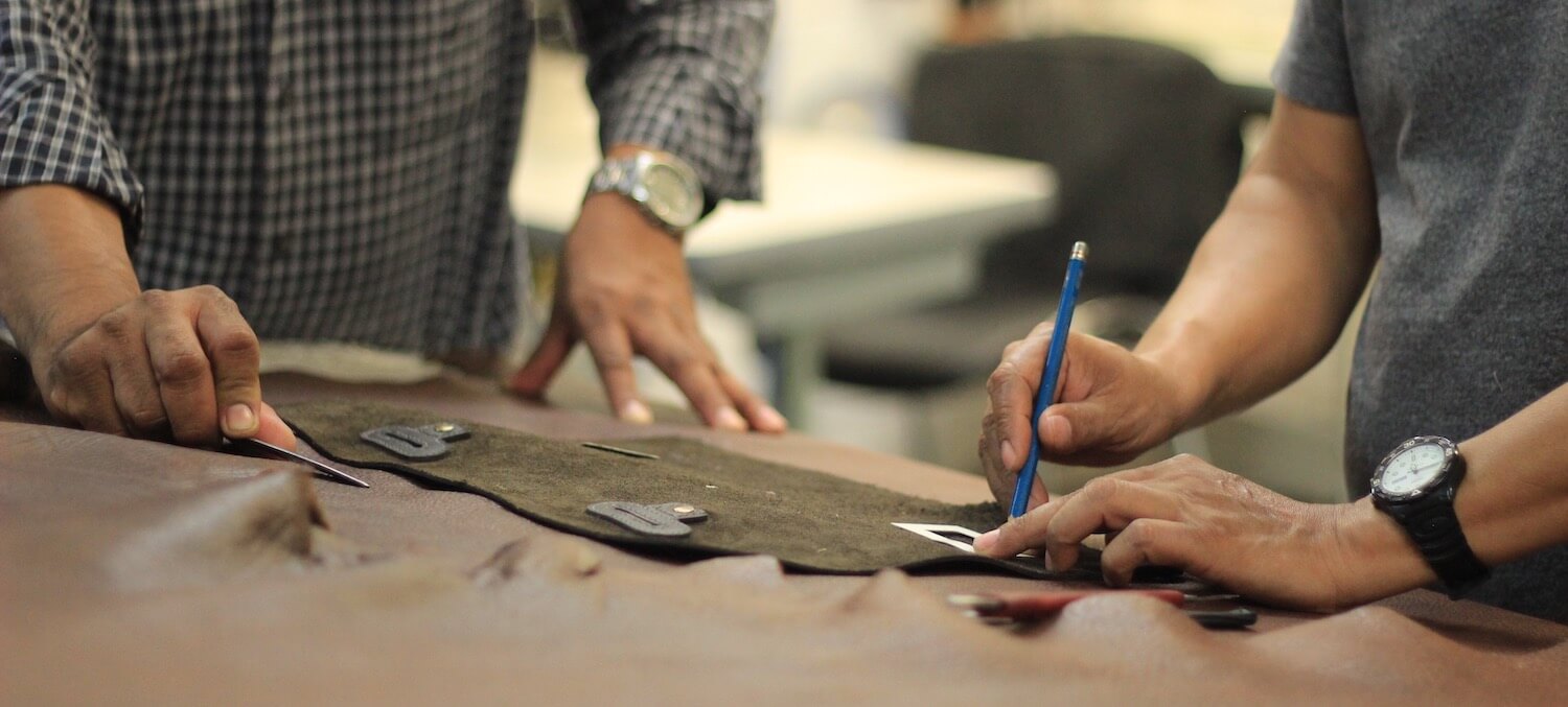 Mission Mercantile Quality craftsmen working with leather