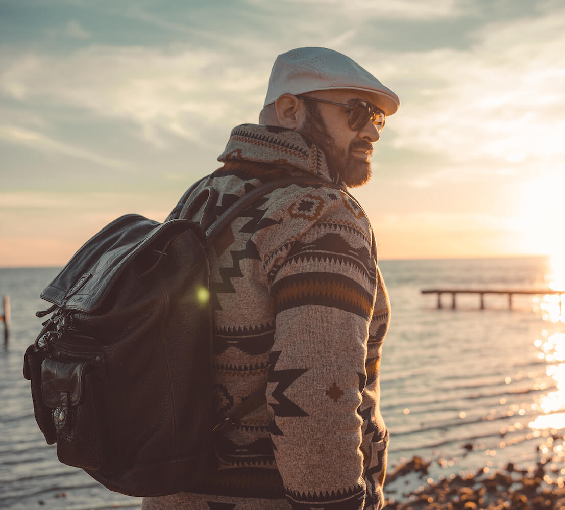 Theodore Leather Backpack-Bags > Backpack > Leather-Espresso-Mission Mercantile Leather Goods