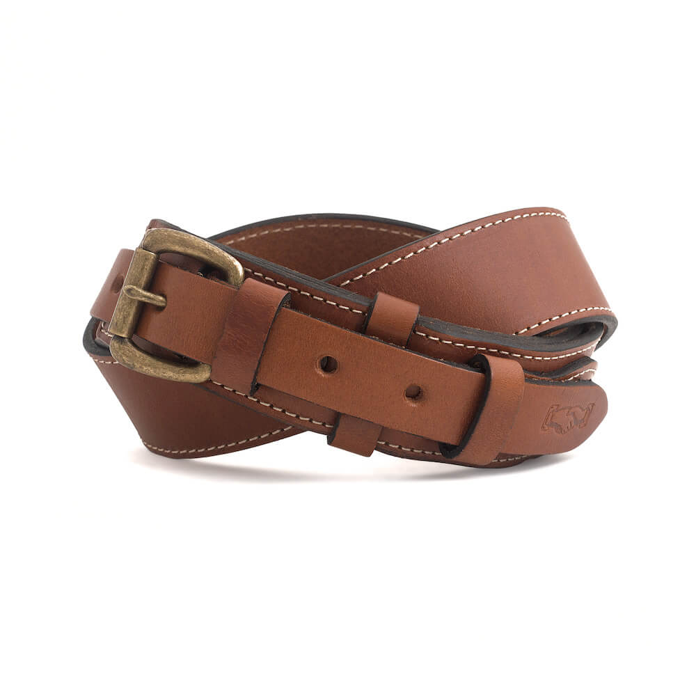 Campaign Leather Ranger Belt > Belts > Leather-Hickory-Xlarge-Mission Mercantile Leather Goods