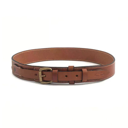 Campaign Leather Ranger Belt > Belts > Leather-Hickory-Medium-Mission Mercantile Leather Goods