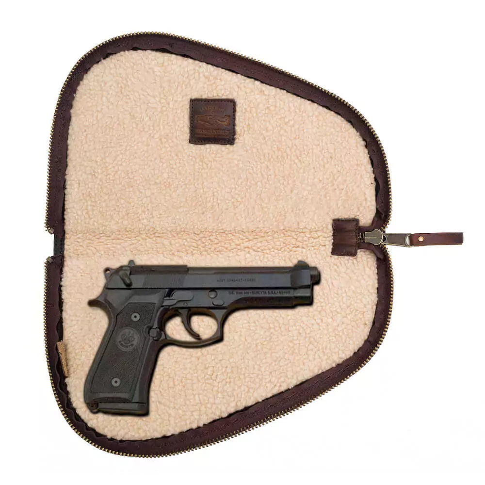White Wing Leather Hunting Pistol Case-Bags > Hunting & Outdoor > Leather-White Wing-Smoke-Mission Mercantile Leather Goods