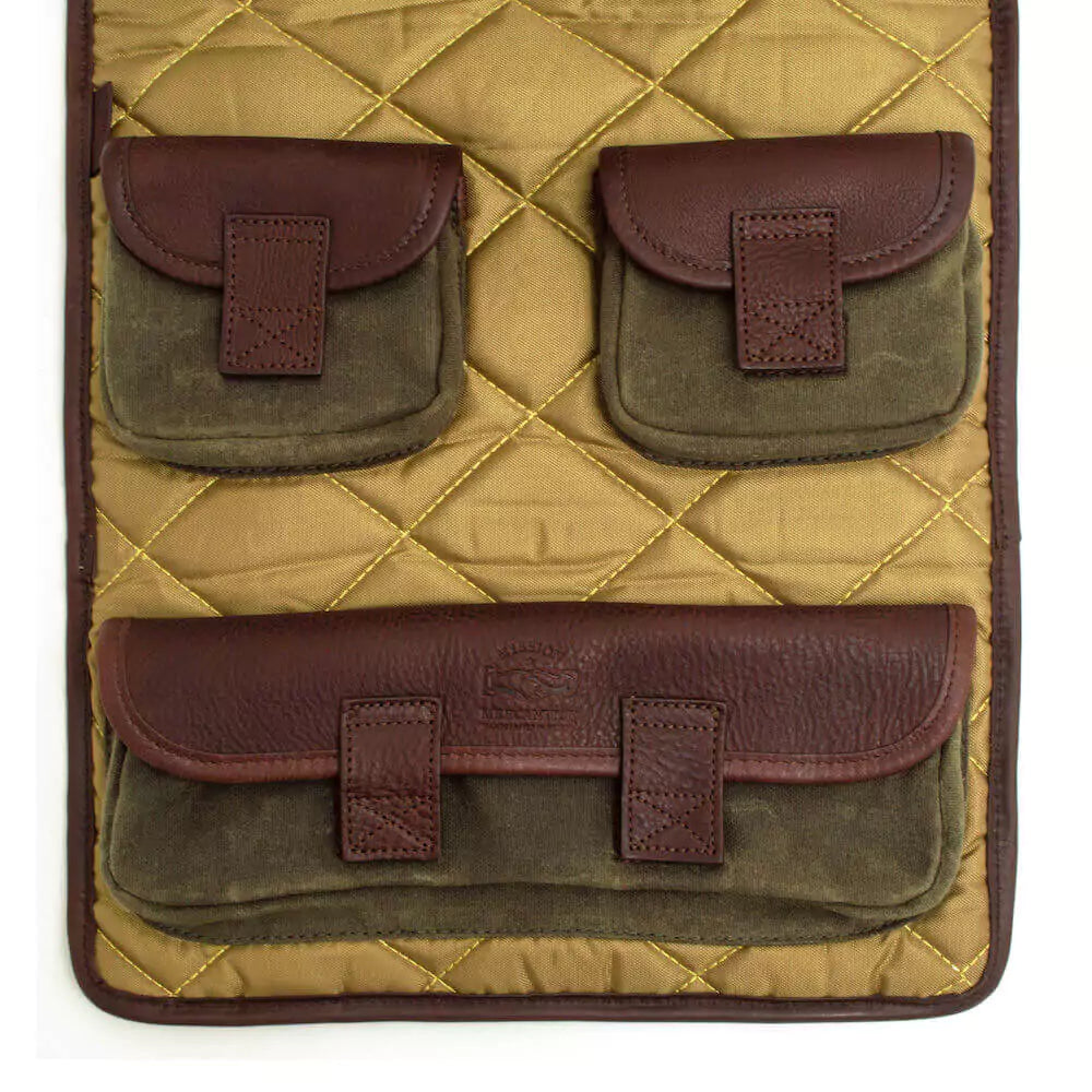 White Wing Waxed Canvas Heritage Gun Mat > Hunting & Outdoor > Waxed Canvas-Smoke-Forest-Mission Mercantile Leather Goods