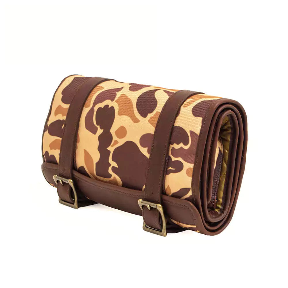 White Wing Waxed Canvas Heritage Gun Mat > Hunting & Outdoor > Waxed Canvas-Smoke-Vintage Camo-Mission Mercantile Leather Goods