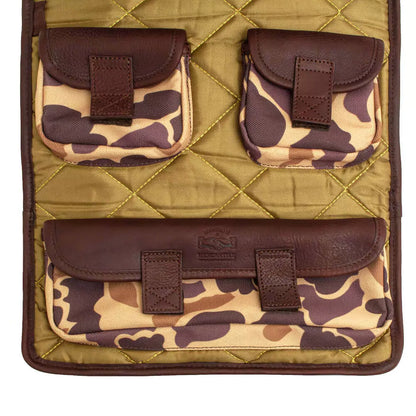 White Wing Waxed Canvas Heritage Gun Mat > Hunting & Outdoor > Waxed Canvas-Smoke-Vintage Camo-Mission Mercantile Leather Goods