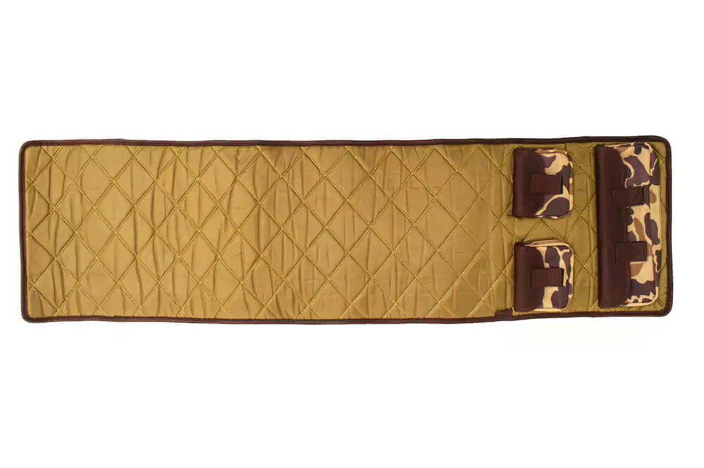 White Wing Waxed Canvas Heritage Gun Mat > Hunting & Outdoor > Waxed Canvas-Smoke-Vintage Camo-Mission Mercantile Leather Goods