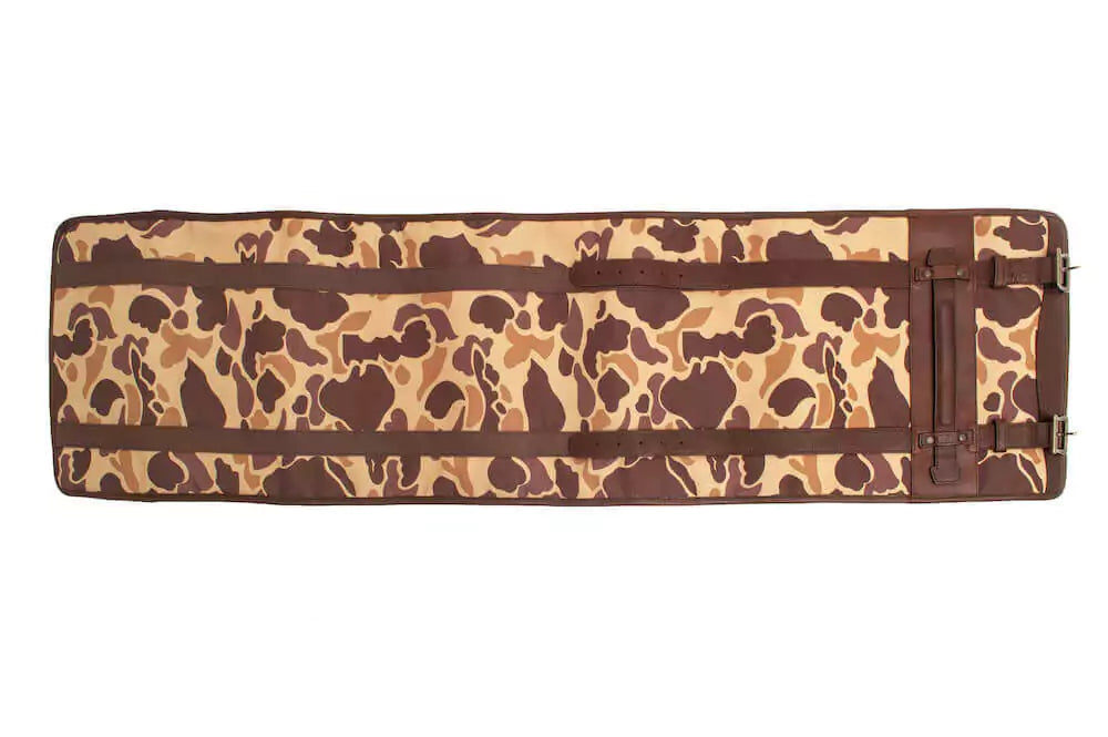 White Wing Waxed Canvas Heritage Gun Mat > Hunting & Outdoor > Waxed Canvas-Smoke-Vintage Camo-Mission Mercantile Leather Goods