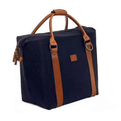 White Wing Waxed Canvas Large Cooler-Accessories > Beverage Carriers & Coolers > Waxed Canvas-Hickory-Navy-Mission Mercantile Leather Goods
