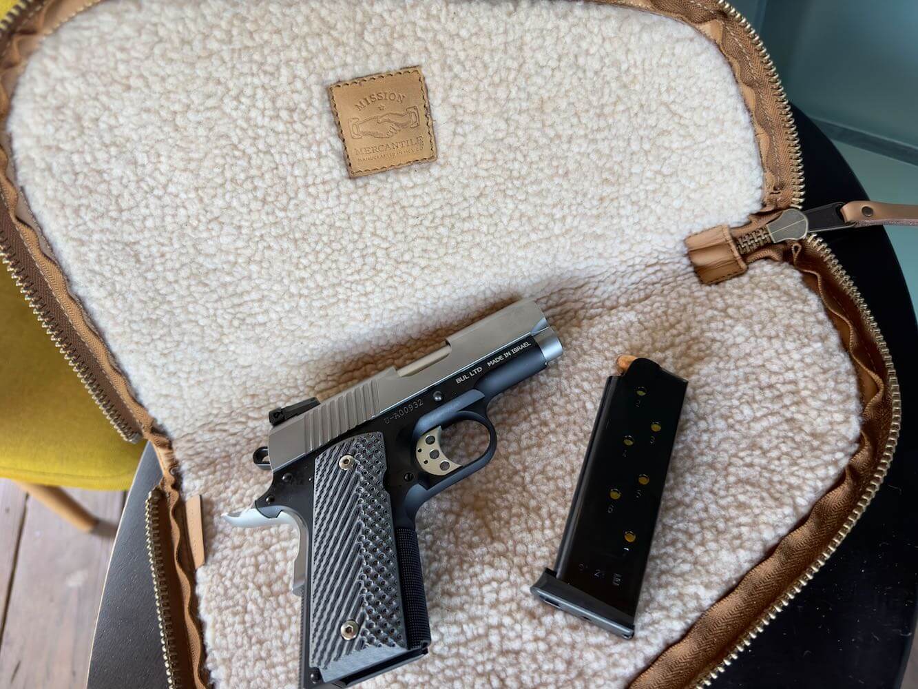 White Wing Waxed Canvas Hunting Pistol Case-Bags > Hunting & Outdoor > Waxed Canvas-Smoke-Vintage Camo-Mission Mercantile Leather Goods