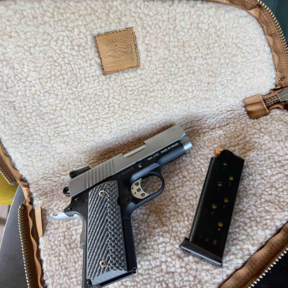 White Wing Waxed Canvas Hunting Pistol Case-Bags > Hunting & Outdoor > Waxed Canvas-Smoke-Brown-Mission Mercantile Leather Goods