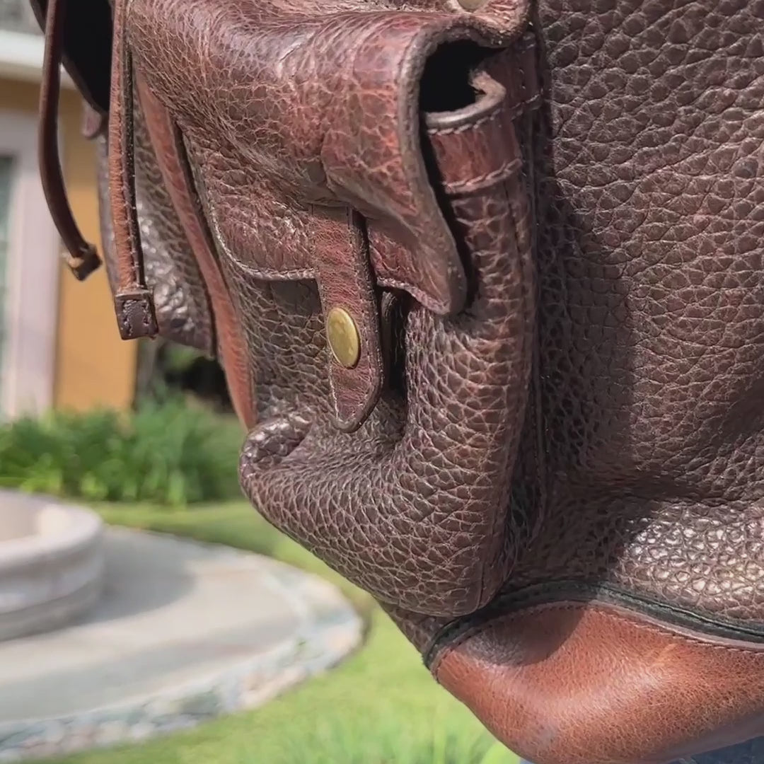Theodore Leather Backpack-Bags > Backpack > Leather-Espresso-Mission Mercantile Leather Goods