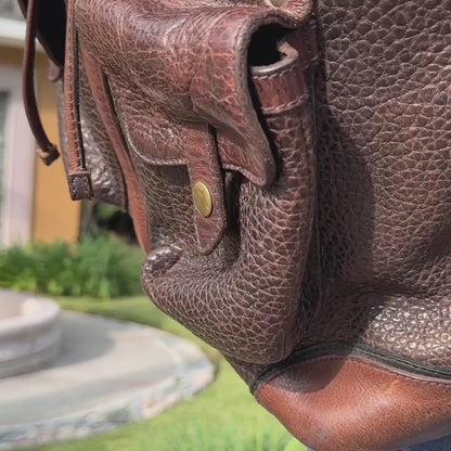 Theodore Leather Backpack-Bags > Backpack > Leather-Espresso-Mission Mercantile Leather Goods