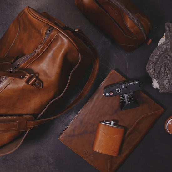 Benjamin Leather Duffle BagBags > Duffle Bag > LeatherHickoryMission Mercantile Leather Goods