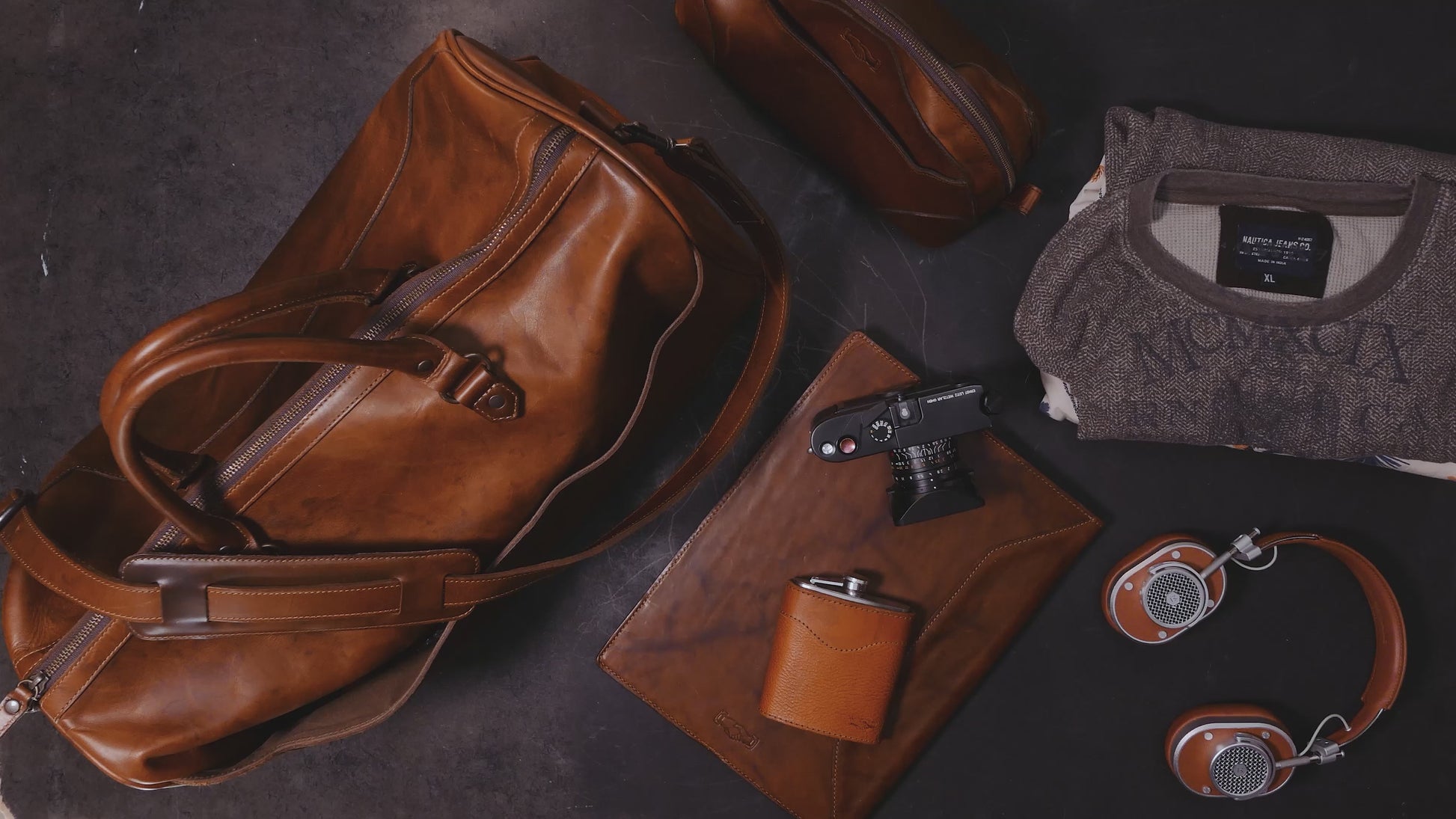 Benjamin Leather Duffle BagBags > Duffle Bag > LeatherHickoryMission Mercantile Leather Goods