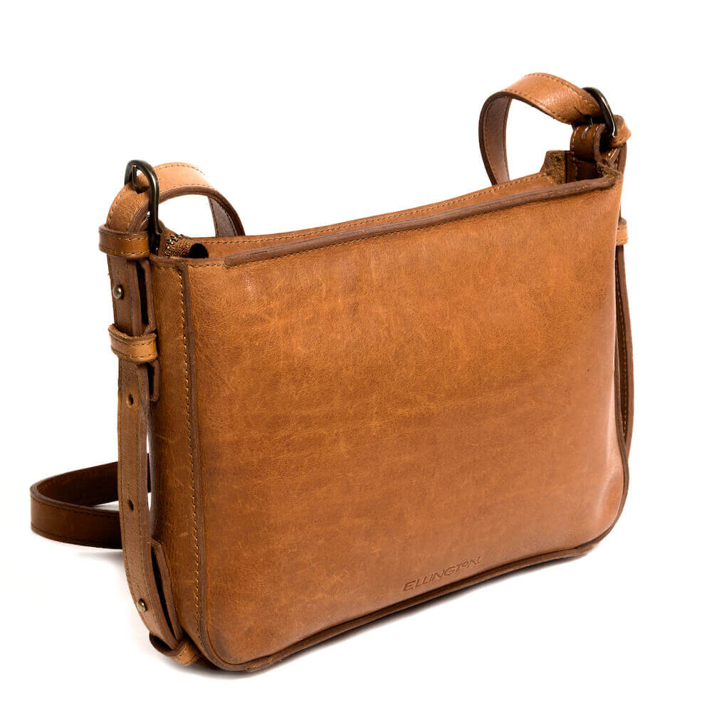 Ellington Leather Crossbody Purse-Bags > Handbag > Leather-Maple-Mission Mercantile Leather Goods