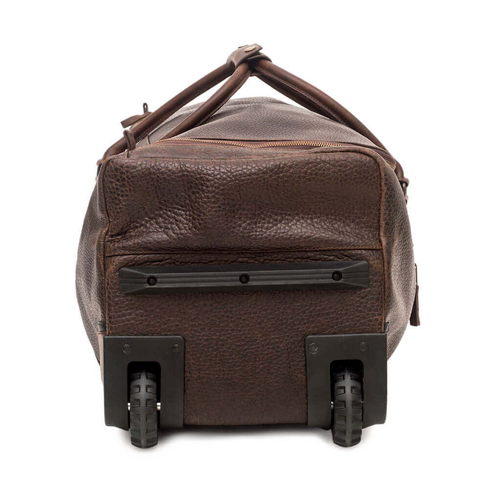 Theodore Leather Large Roller Duffle Bag-Bags > Duffle Bag > Leather-Mission Mercantile-Espresso-Mission Mercantile Leather Goods