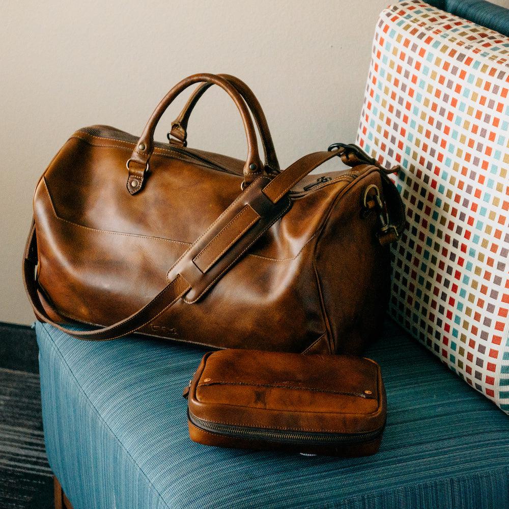 Benjamin Leather Duffle BagBags > Duffle Bag > LeatherHickoryMission Mercantile Leather Goods