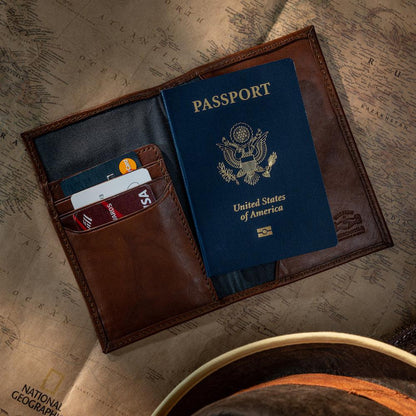 Benjamin Leather Passport WalletAccessories > Wallet > LeatherHickoryMission Mercantile Leather Goods