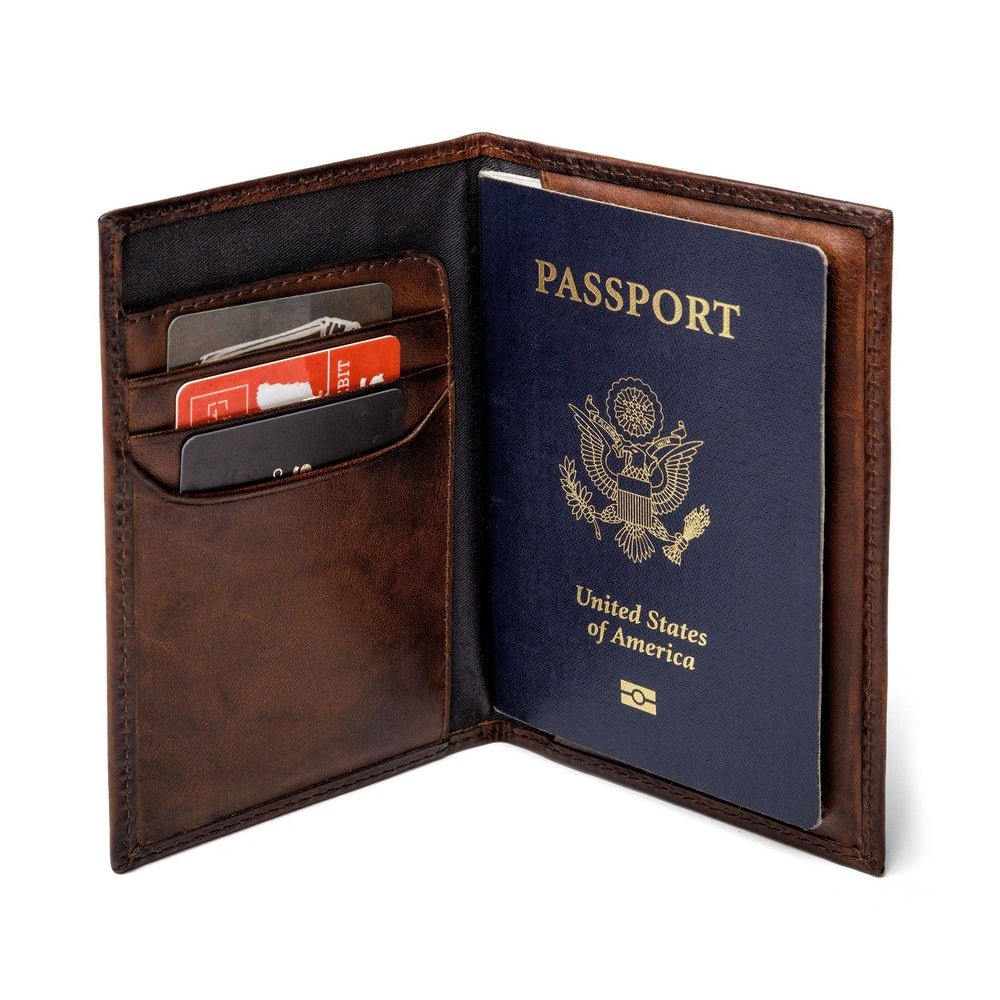 Benjamin Leather Passport WalletAccessories > Wallet > LeatherHickoryMission Mercantile Leather Goods