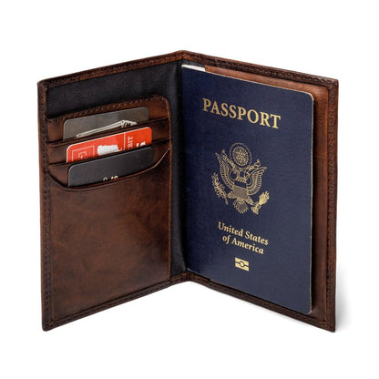 Benjamin Leather Passport WalletAccessories > Wallet > LeatherHickoryMission Mercantile Leather Goods