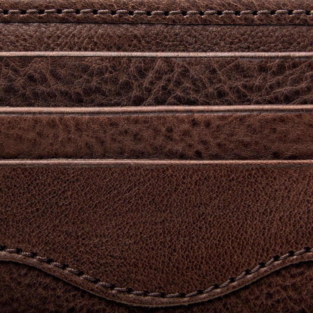 Campaign Leather Bifold Wallet-Accessories > Wallet > Leather-Smoke-None-Mission Mercantile Leather Goods