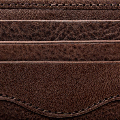 Campaign Leather Bifold Wallet-Accessories > Wallet > Leather-Smoke-None-Mission Mercantile Leather Goods