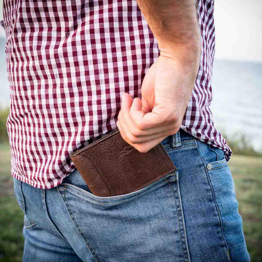 Campaign Leather Bifold Wallet-Accessories > Wallet > Leather-Smoke-None-Mission Mercantile Leather Goods