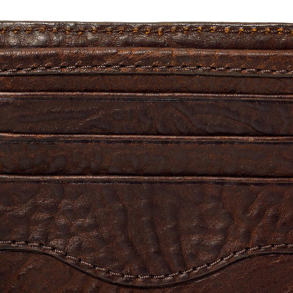 Campaign Leather Bifold Wallet-Accessories > Wallet > Leather-Vintage Camo-Mission Mercantile Leather Goods