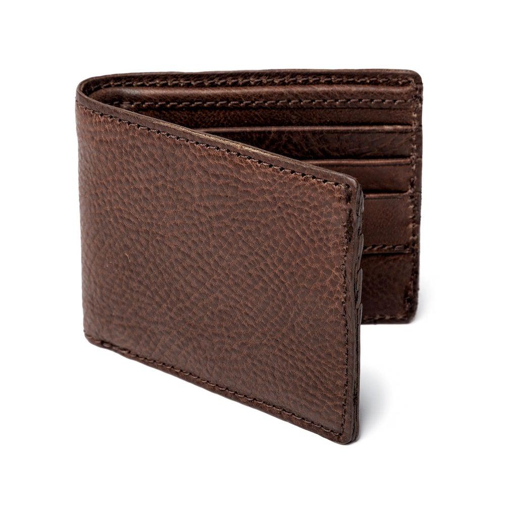 Campaign Leather Bifold Wallet-Accessories > Wallet > Leather-Smoke-None-Mission Mercantile Leather Goods