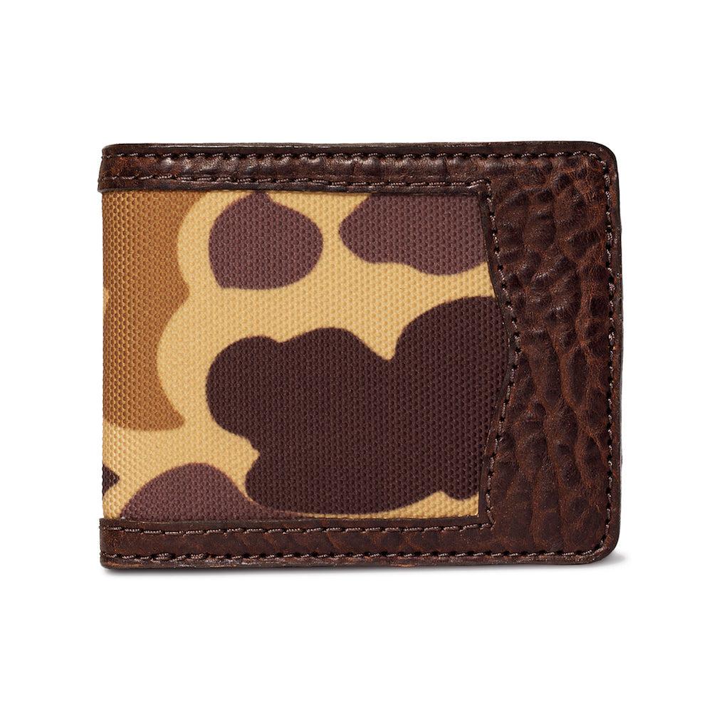 Campaign Leather Bifold Wallet-Accessories > Wallet > Leather-Vintage Camo-Mission Mercantile Leather Goods