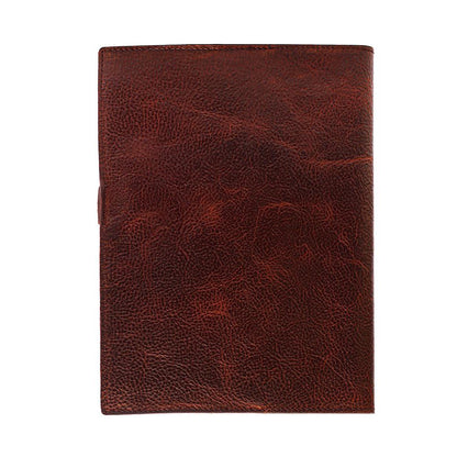 Campaign Leather Journal Cover-Accessories > Office & Tech > Leather-Whiskey-None-Mission Mercantile Leather Goods