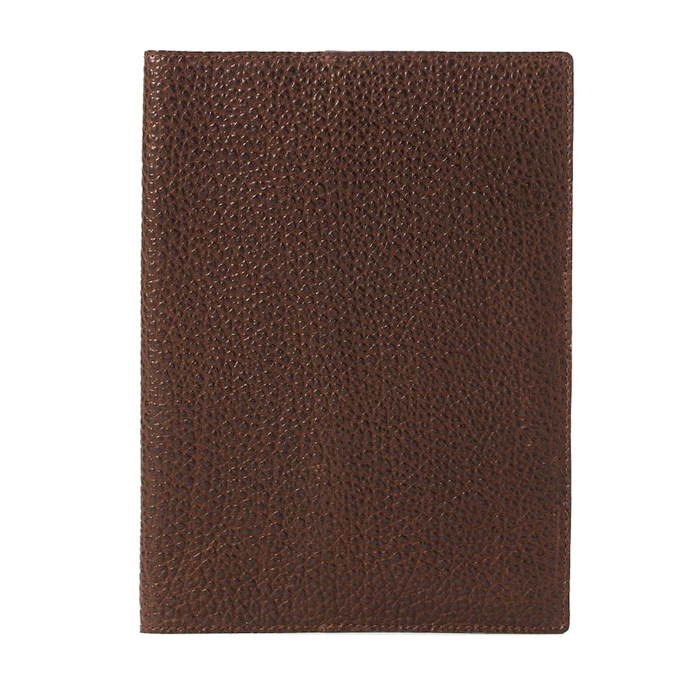 Campaign Leather Journal Cover-Accessories > Office & Tech > Leather-Espresso-None-Mission Mercantile Leather Goods