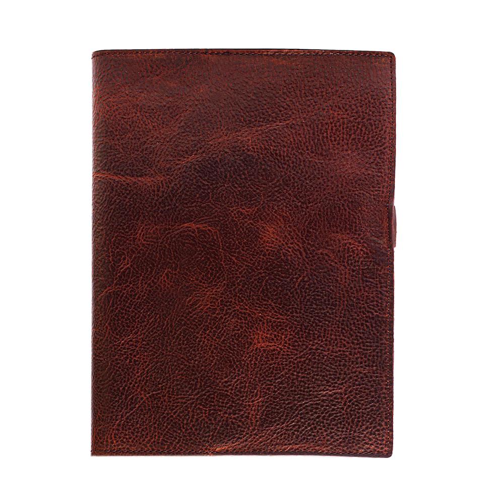 Campaign Leather Journal Cover-Accessories > Office & Tech > Leather-Whiskey-None-Mission Mercantile Leather Goods