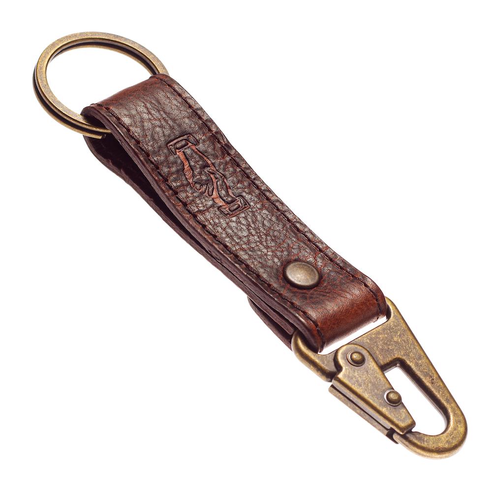 Campaign Leather Key Keeper-Accessories > Keychain > Leather-Whiskey-Mission Mercantile Leather Goods
