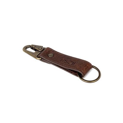 Campaign Leather Key Keeper-Accessories > Keychain > Leather-Smoke-Mission Mercantile Leather Goods