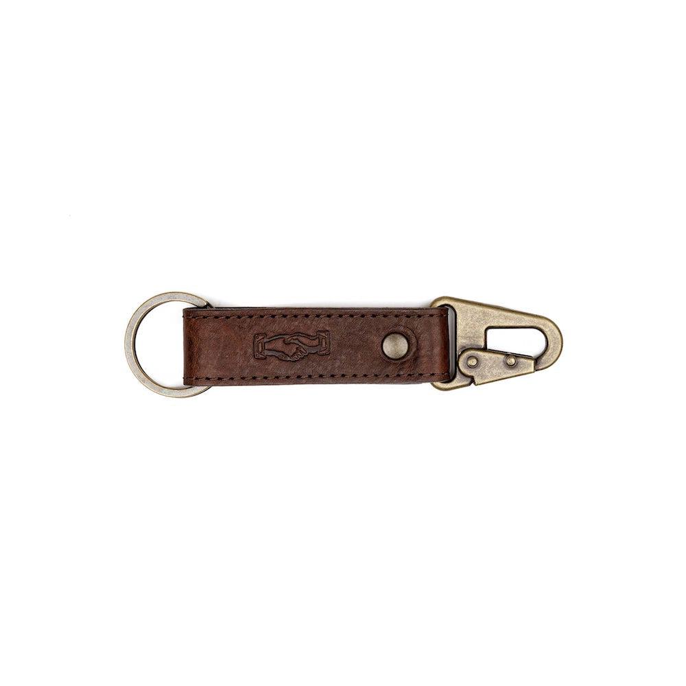 Campaign Leather Key Keeper-Accessories > Keychain > Leather-Smoke-Mission Mercantile Leather Goods