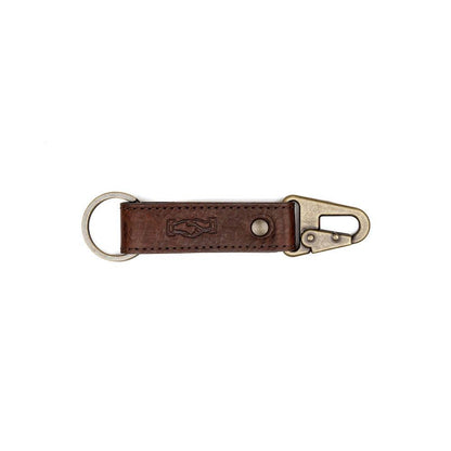 Campaign Leather Key Keeper-Accessories > Keychain > Leather-Smoke-Mission Mercantile Leather Goods