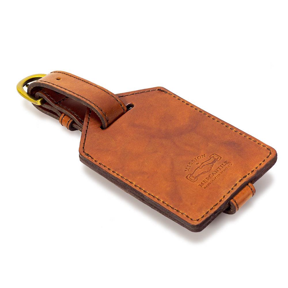 Campaign Leather Luggage Tag-Accessories > Luggage > Leather-Hickory-Mission Mercantile Leather Goods