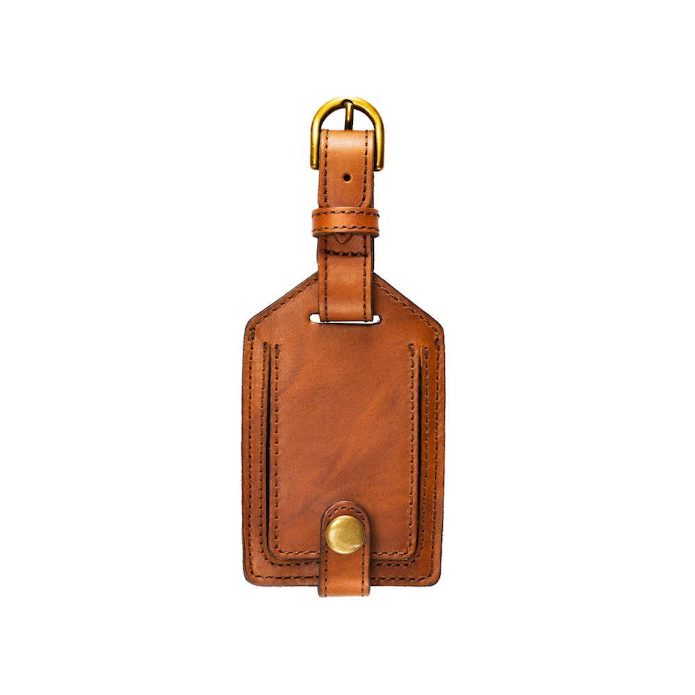 Campaign Leather Luggage Tag-Accessories > Luggage > Leather-Hickory-Mission Mercantile Leather Goods
