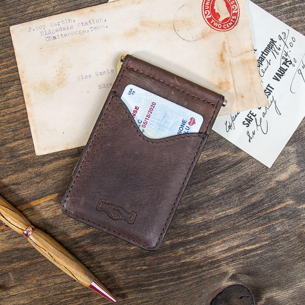Campaign Leather Small Wallet-Accessories > Wallet > Leather-Smoke-None-Mission Mercantile Leather Goods