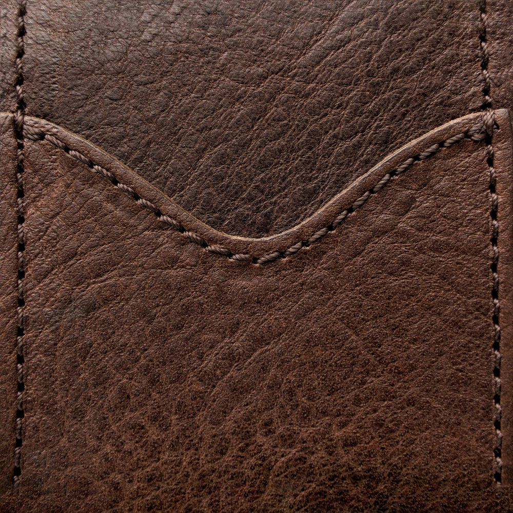 Campaign Leather Small Wallet-Accessories > Wallet > Leather-Smoke-None-Mission Mercantile Leather Goods