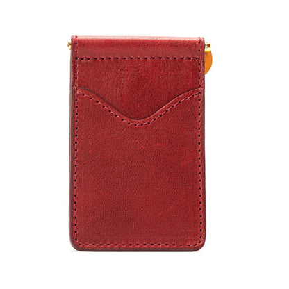Campaign Leather Small Wallet-Accessories > Wallet > Leather-Oxblood-None-Mission Mercantile Leather Goods