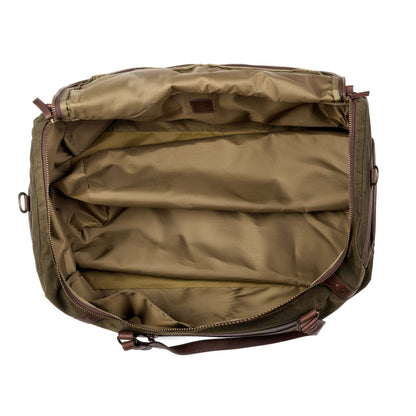 Campaign Waxed Canvas Large Duffle Bag-Bags > Duffle Bag > Waxed Canvas-Smoke-Forest-Mission Mercantile Leather Goods