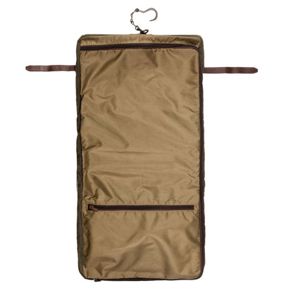 Campaign Waxed Canvas Valet Bag-Bags > Luggage > Waxed Canvas-Smoke-Forest-Mission Mercantile Leather Goods