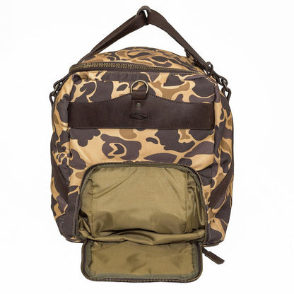 Campaign Waxed Canvas X-Large Duffle Bag-Bags > Duffle Bag > Waxed Canvas-Campaign-Smoke-Vintage Camo-Mission Mercantile Leather Goods
