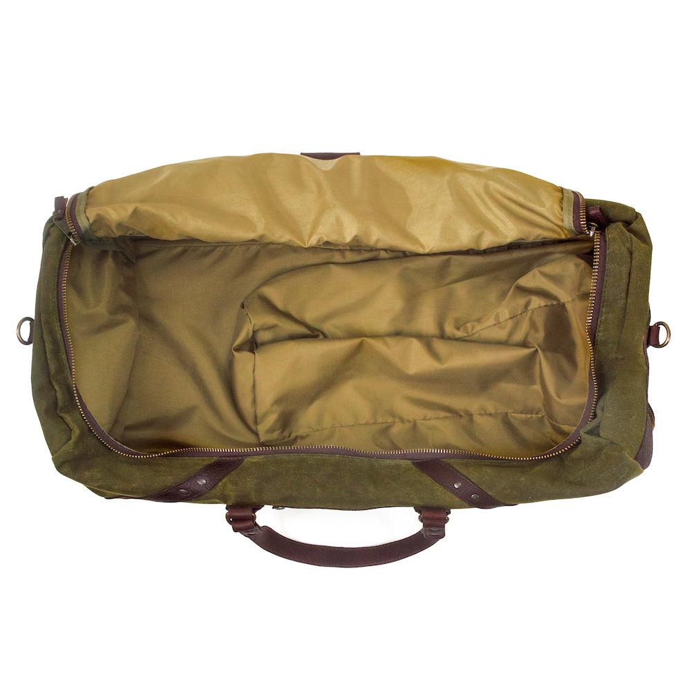 Campaign Waxed Canvas X-Large Duffle Bag-Bags > Duffle Bag > Waxed Canvas-Campaign-Smoke-Forest-Mission Mercantile Leather Goods