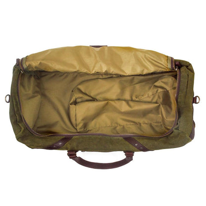 Campaign Waxed Canvas X-Large Duffle Bag-Bags > Duffle Bag > Waxed Canvas-Campaign-Smoke-Forest-Mission Mercantile Leather Goods