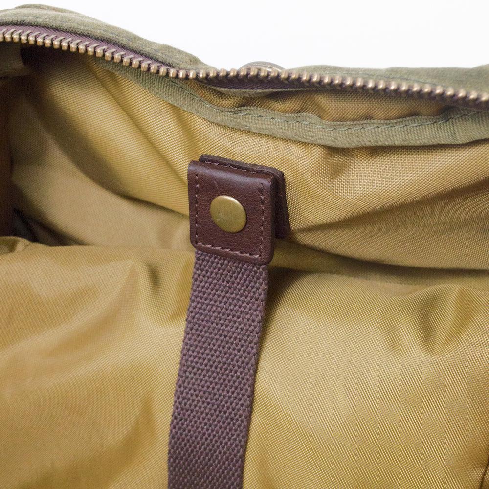 Campaign Waxed Canvas X-Large Duffle Bag-Bags > Duffle Bag > Waxed Canvas-Campaign-Smoke-Forest-Mission Mercantile Leather Goods